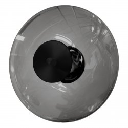 Designerski szklany okrągły kinkiet ANDORA WALL 30 SMOKY Azzardo AZ6891