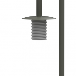 Grafitowy przewód G9 o długości 3,5M do kloszy SNOWBALL systemu CAMELEON CABLE SB G9 3,5M 12091 Nowodvorski Lighting 