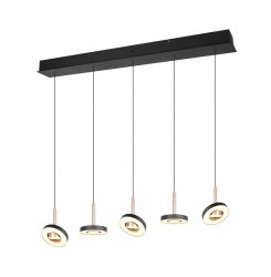 Lampa wisząca LED okrągła wielopunktowa designerska nowoczesna ściemnialna GUANO 334410565 Trio