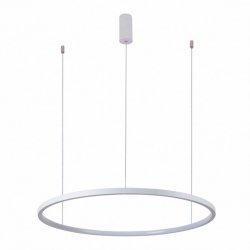 Nowoczesna Lampa Wisząca LED Biały Okrąg VINOLA PND-56135B-080RPP-WH-3KS4K-TRDIMM ITALUX
