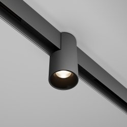 Ścieżka świetlna lampa szynowa LED nowoczesna tuba aluminium czarna możliwość ściemniania Alfa MAYTONI TR122-4-7W-DS-B