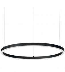 NOWOCZESNA LAMPA WISZĄCA OKRĄGŁA LED CZARNA IDEAL LUX 342047 ORACLE SLIM D70 ROUND 2700K RING KOŁO LED