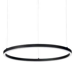NOWOCZESNA LAMPA WISZĄCA RING LED CZARNA IDEAL LUX 304380 ORACLE SLIM SP D50 ROUND 4000K KOŁO