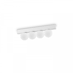 Nowoczesny Plafon Sufitowy Biały Klosze Kule PING PONG 328232 IDEAL LUX