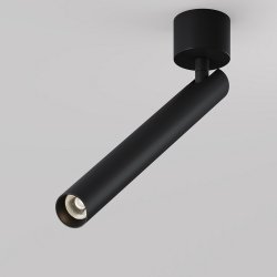  Lampa sufitowa plafon spot minimalistyczna klasyczna LED regulowa tuba aluminium czarna Focus T MAYTONI C141CL-L300-6W3K-B