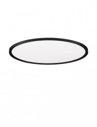 Czarny okrągły plafon LED ANTONIO LE44886 Luces Exclusivas