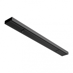 Czarna prostokątna podsufitka natynkowa wąska 78cm max 12 lamp do systemu CAMELEON CAMELEON CANOPY B 780 BLACK 8561 Nowodvorski Lighting
