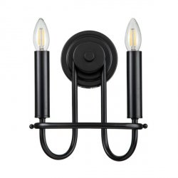Kinkiet świecznikowy czarny Elstead Lighting Capitol Hill - 2 źródła światła 
