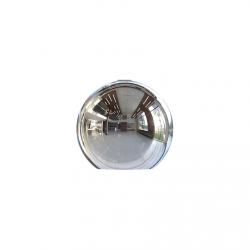 Szklany klosz w kolorze chrom do systemu CAMELEON Nowodvorski Lighting 25 cm POLARIS 12267