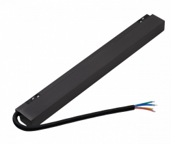 Tytanowy zasilacz wewnętrzny wpinany w szynę do systemu szynowego magnetycznego Azzardo SIGMA TRACK MAGNETIC DRIVER 100W TITANUM AZ7084