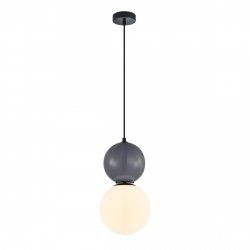 Lampa wisząca Italux Mastal PND-36603-1L-BK-GR Ciemny-szary