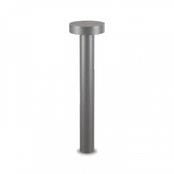 Antracytowy Prosty Słupek Ogrodowy Nowoczesny TESLA 153162 IDEAL LUX
