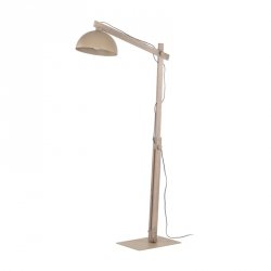Lampa podłogowa drewniana beżowa skandynawski design element dekoracyjny wnętrz 1XE27 OSLO 16130 TK-LIGHTING