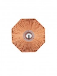 Lampa ścienna kinkiet pomarańczowy papierowy geometryczny dekoracyjny designerski nowoczesny Luces Exclusivas