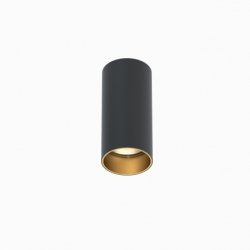 Nowoczesny Plafon Sufitowy Lampa Punktowa Tuba MONO BLACK/GOLD S 10779 Nowodvorski Lighting