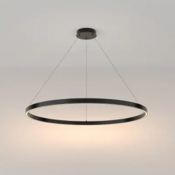 Lampa Wisząca Okrągła Czarna RIM MOD058PL-L65B3K MAYTONI