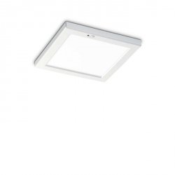 Plafon Sufitowy Kwadratowy Z Czujnikiem Zmierzchu I Ruchu AURA PL SENSOR 3000K 290843 IDEAL LUX