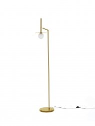 Lampa stojąca podłogowa w stylu loftowym w kolorze mosiądz MORELOS LE43691 LUCES EXCLUSIVAS 