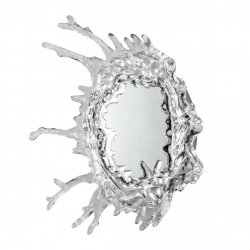 Designerski kinkiet ścienny LED szklany transparentny 65cm dekoracyjny imitacja kropli wody AQUA ST-8658W-L Step Into Design