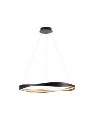 Czarna Lampa Wisząca Nowoczesna LED SATIPO LE44471 Luces Exlusivas