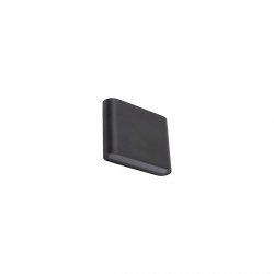 Kinkiet ogrodowy zewnętrzny, Lampa ścienna GÓRA-DÓŁ SEMI LED S BLACK 11363 Nowodvorski Lighting