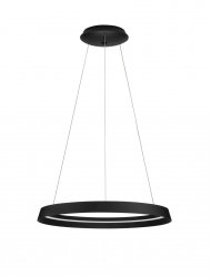 Nowoczesna lampa wisząca LED okrąg w kolorze czarnym BATALLAS LE44783 Luces Exclusivas