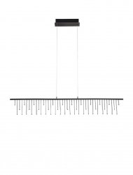 Elegancka Lampa Wisząca Nad Stół Czarna Luces Exclusivas HUARAZ LE44446