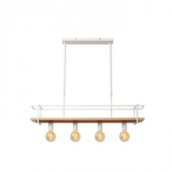 Biała Lampa Wisząca Loft MIONGA 21432/04/31 LUCIDE