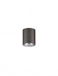 Nowoczesny plafon lampa sufitowa LED srebrna tuba uniwersalna minimalistyczna aluminiowa LUMERCA LE45514 Luces Exclusivas 
