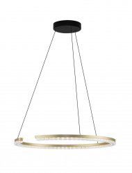 Lampa wisząca LED złota okrąg ring nowoczesna minimalistyczna ściemnialna Luces Exclusivas 9030955