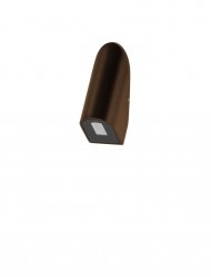 Kinkiet zewnętrzny LED kolor rdzawy podłużny designerski nowoczesny IP65 TELVANO LE75314 Luces Exclusivas