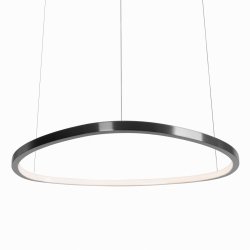Lampa wisząca Maxlight Cayenne P0662D 80cm Brushed Black LED 43W