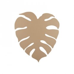 Kinkiet ścienny beżowy w kształcie liścia designerski do wnętrz boho dekoracyjny MONSTERA 10627 TK-LIGHTING