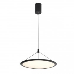 Minimalistyczna Czarna lampa wisząca CABRAS ITALUX PND-02123-BK LED 30W 3000K/4000K/6000K