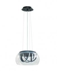 Szklana lampa wisząca /plafon SUZANNE 45 TOP/ PENDANT CHBK Azzardo AZ6198
