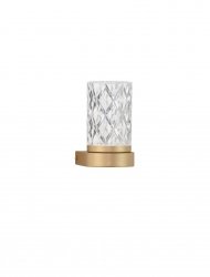 Dekoracyjna lampa ścienna LED złota tuba glamour designerska Luces Exlusivas 9190205