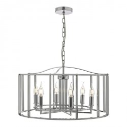 Żyrandol Świecznikowy Glamour Chrom MYKA MYK0650 DAR LIGHTING
