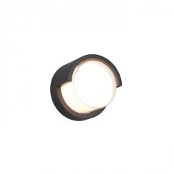 Ogrodowy Kinkiet Nowoczesny LED Czarny PUNO R27036132 RL