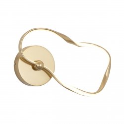 Złoty designerski kinkiet led Amaya Italux WL-22782-GD