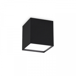 Nowoczesna Lampa Sufitowa Kwadratowa Czarna Plafon KUBIKO 303314 IDEAL LUX
