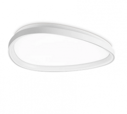 Lampa sufitowa LED okrągła biała minimalistyczna klasyczna Gemini pl d061 on-off 2700k 341460 IDEAL LUX 