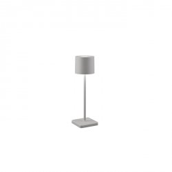 Lampka Stołowa Przenośna Akumulatorowa Szara LED FERNANDEZ R54096177 RL
