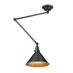 Industralna lampa sufitowa/kinkiet na wysięgniku w kolorze starego brązu Provence PV-GWP-OB Elstead Lighting