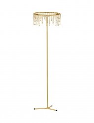 Elegancka Lampa Stojąca Do Salonu Złota Glamour Luces Exclusivas HUARAZ LE44719