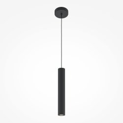  Lampa wisząca minimalistyczna aluminium czarna nad stół do jadalni do salonu regulacja wysokości Pro Focus MAYTONI MOD161PL-01B1