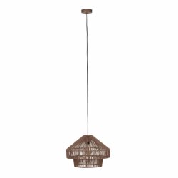 Lampa sufitowa jutowa 41x41x28cm