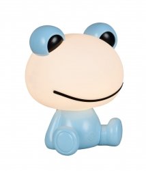 Nowoczesna lampa stołowa nocna LED dziecięca niebieska dekoracyjna na komodę biurko HOPPER R57971112 Rl