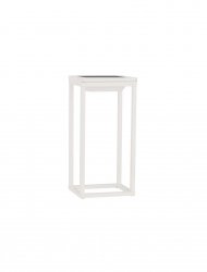 Minimalistyczna lampa solarna zewnętrzna do ogrodu klasyczna LED biała ściamnialna IP54 OLVERTO LE75290 Luces Exclusivas