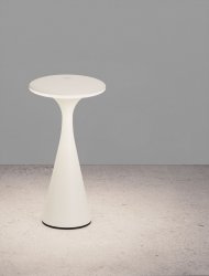 Lampa zewnętrzna do ogrodu na taras LED biała designerska nowoczesna ściemnialna IP54 SEVINTO LE75272 Luces Exclusivas