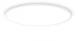Lampa sufitowa LED okrągła biała minimalistyczna klasyczna Fly slim pl d90 2700k 341255 IDEAL LUX 